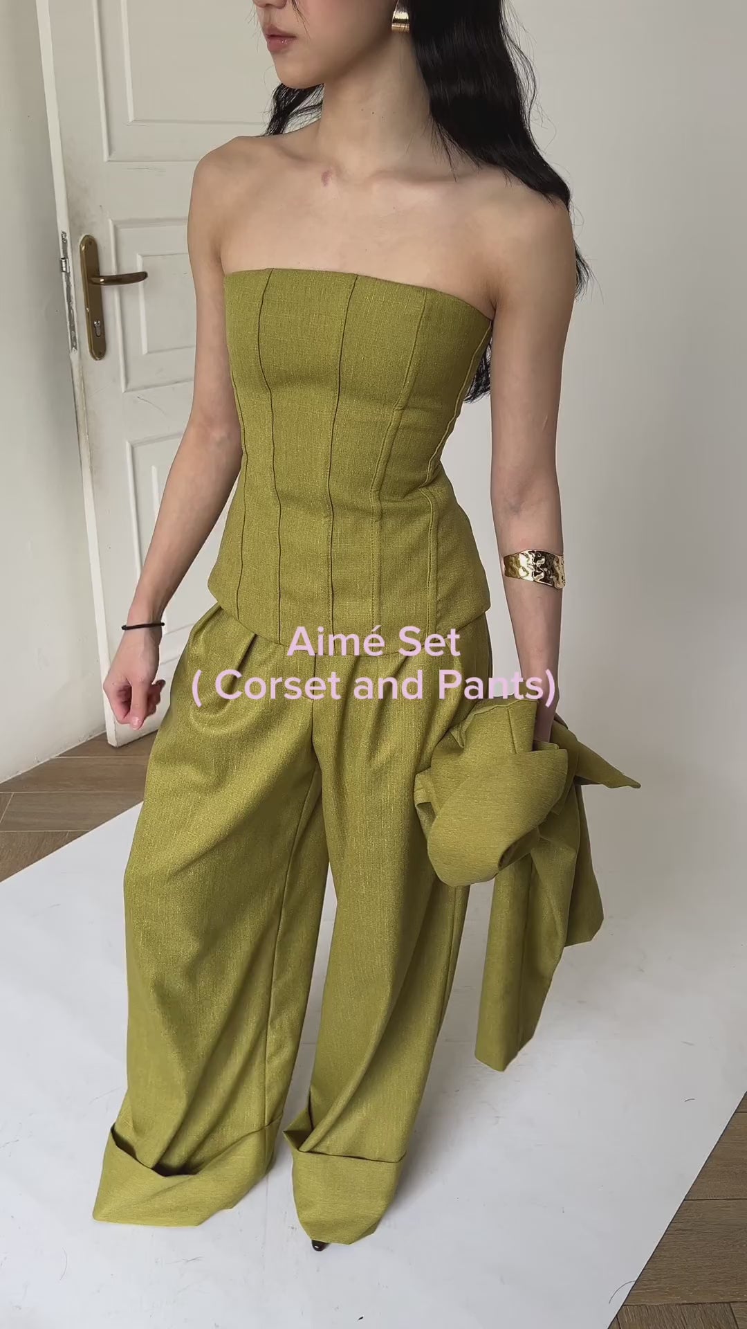 AIMÉ SET ( CORSET AND PANTS)