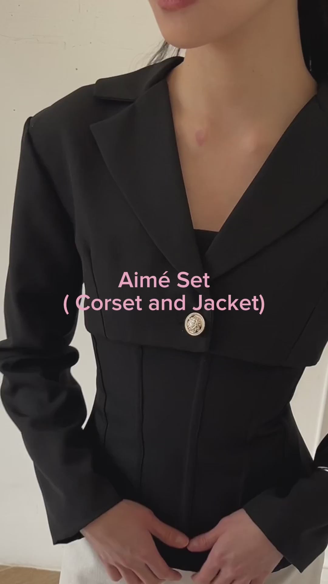 AIMÉ SET ( CORSET AND JACKET )