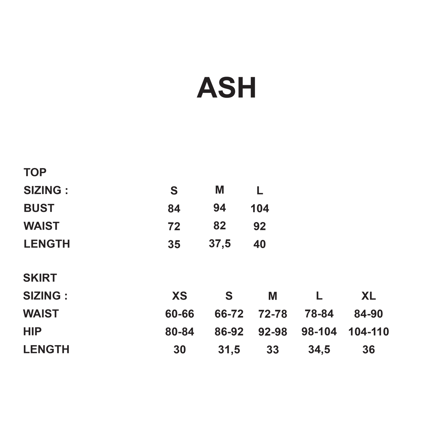 ASH SKIRT