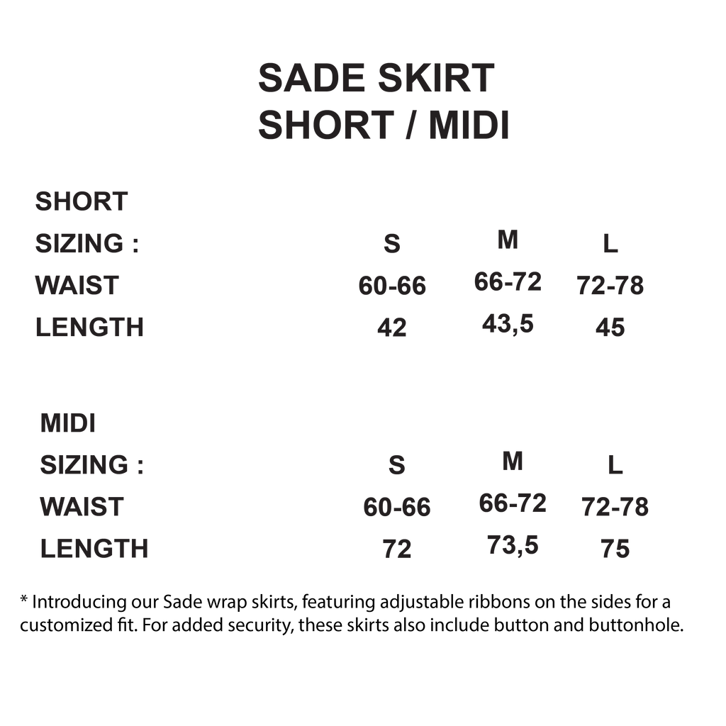 SADE SKIRT - SHORT/MIDI
