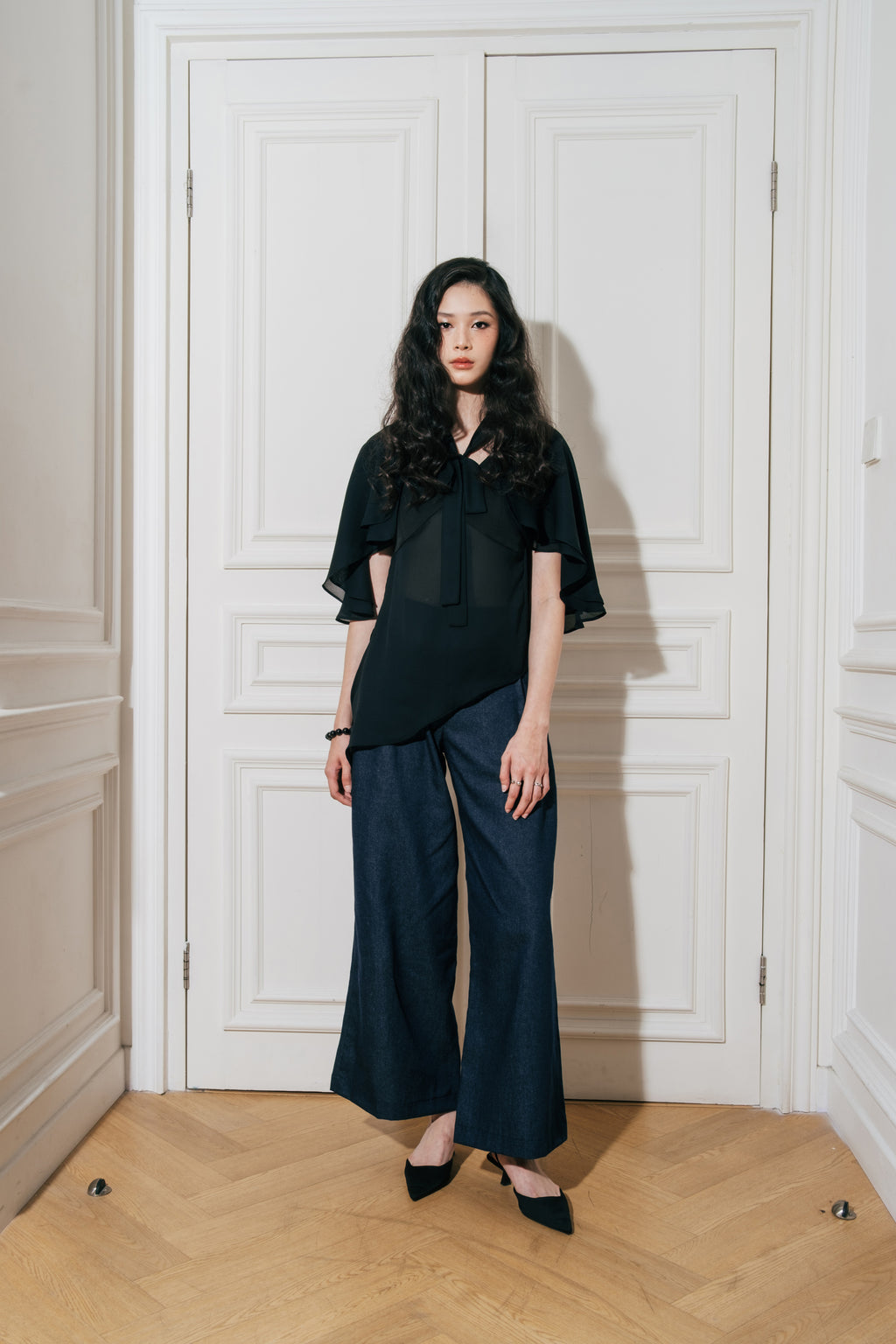 PAPILLON TOP (CAPE INCLUDED)