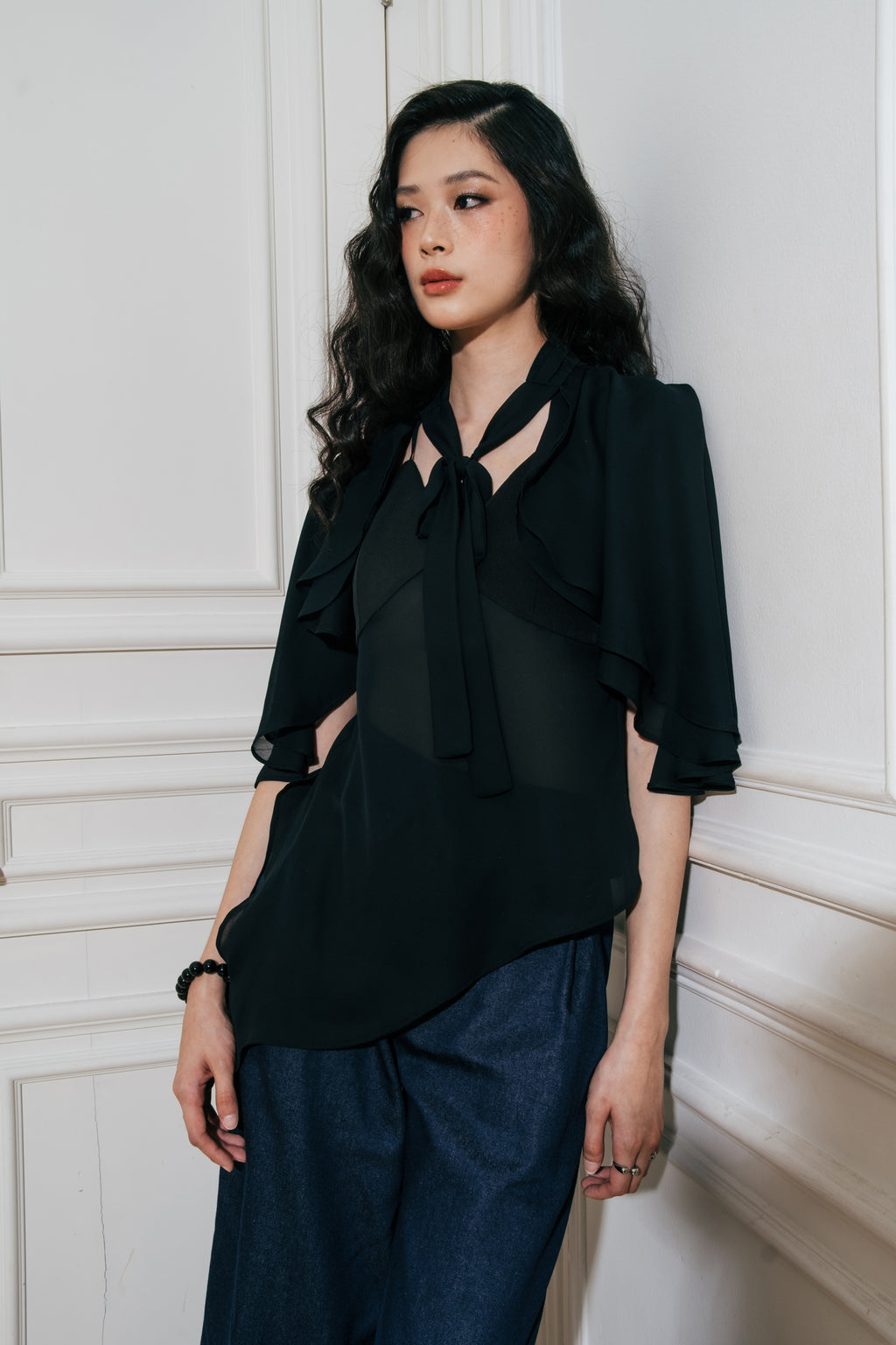 PAPILLON TOP (CAPE INCLUDED)