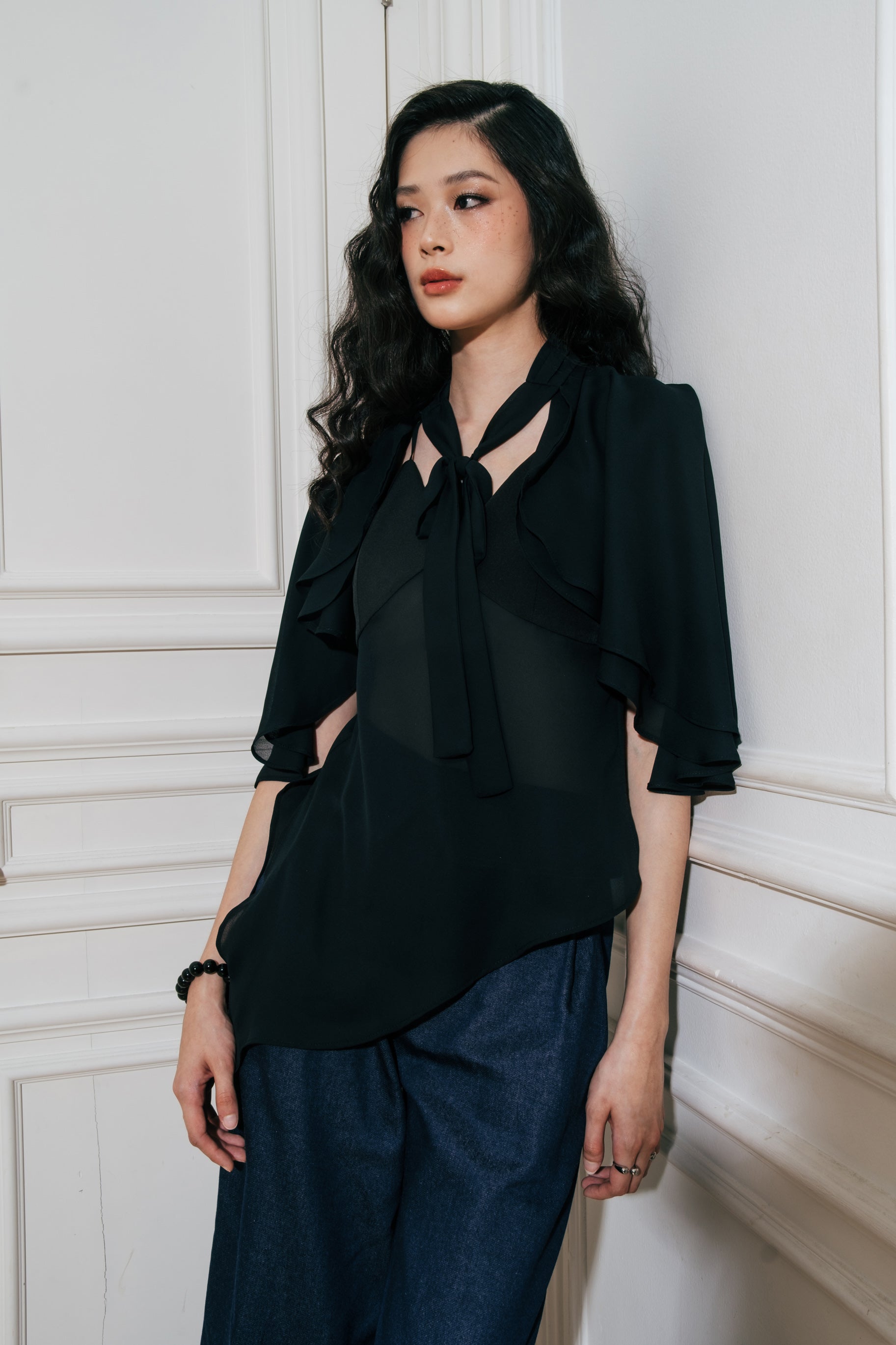 PAPILLON TOP (CAPE INCLUDED)