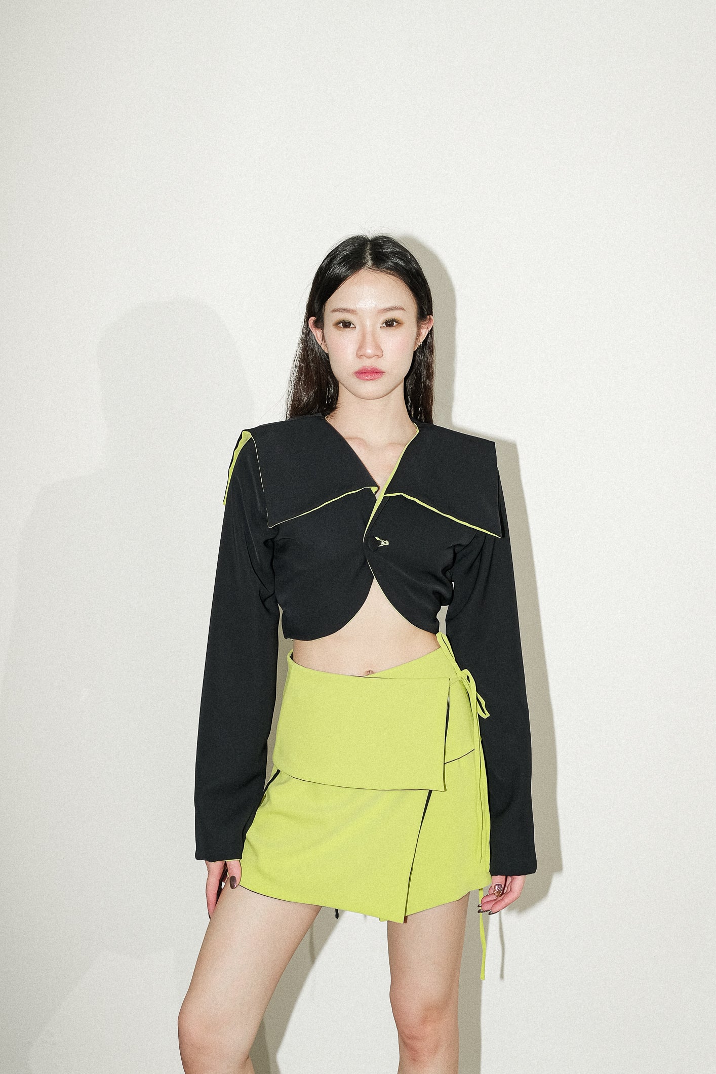 KIKU REVERSIBLE CROPPED JACKET