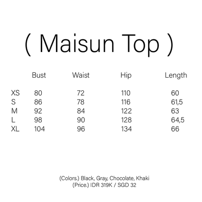 MAISUN SET (TOP AND PANTS)