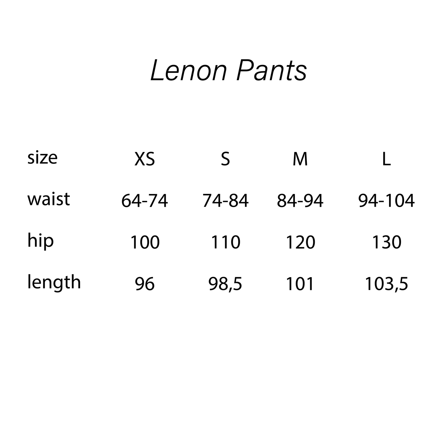 LENON PANTS