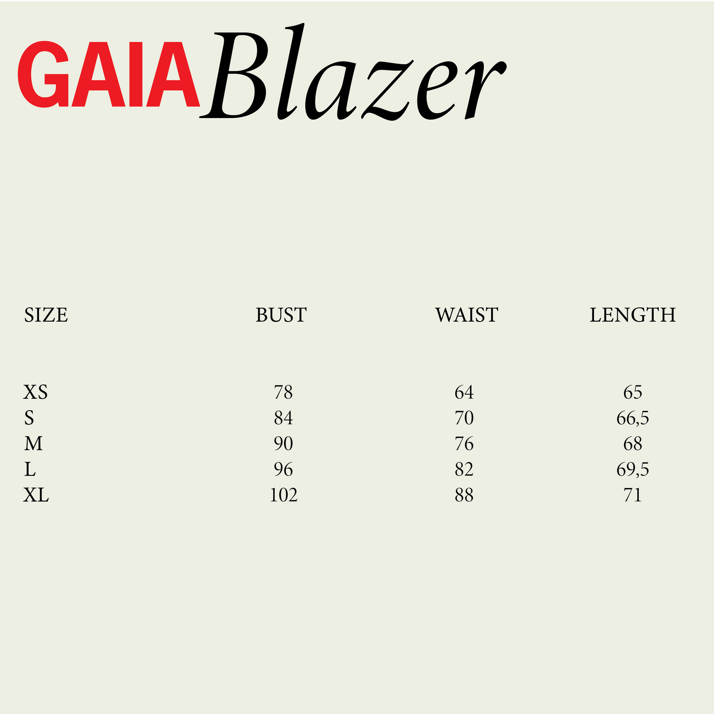 GAIA SCULPTED BLAZER