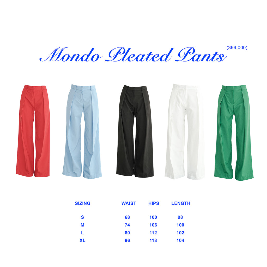 MONDO PLEATED PANTS